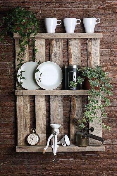 8 modi creativi per utilizzare i pallet nellarredamento shabby chic ... Pallet porta fiori