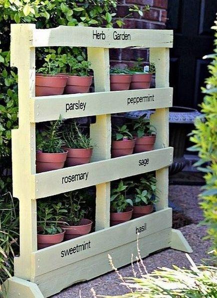 8 modi creativi per utilizzare i pallet nellarredamento shabby chic ... Pallet porta fiori