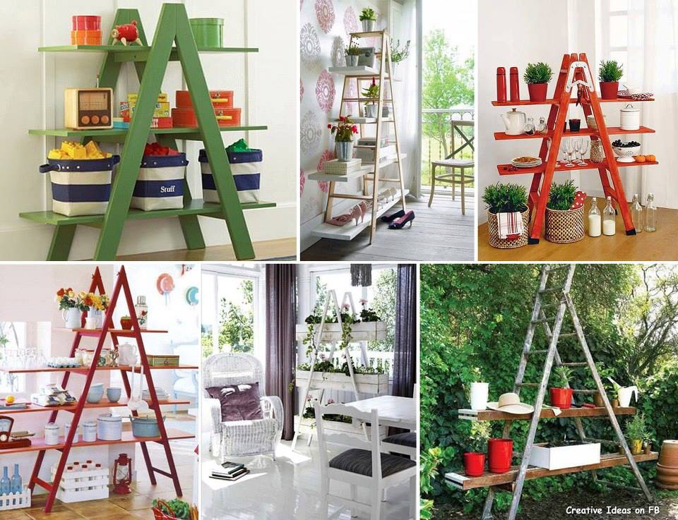 7 idee per realizzare portariviste o librerie in stile shabby chic ... Idee per realizzare una cucina country