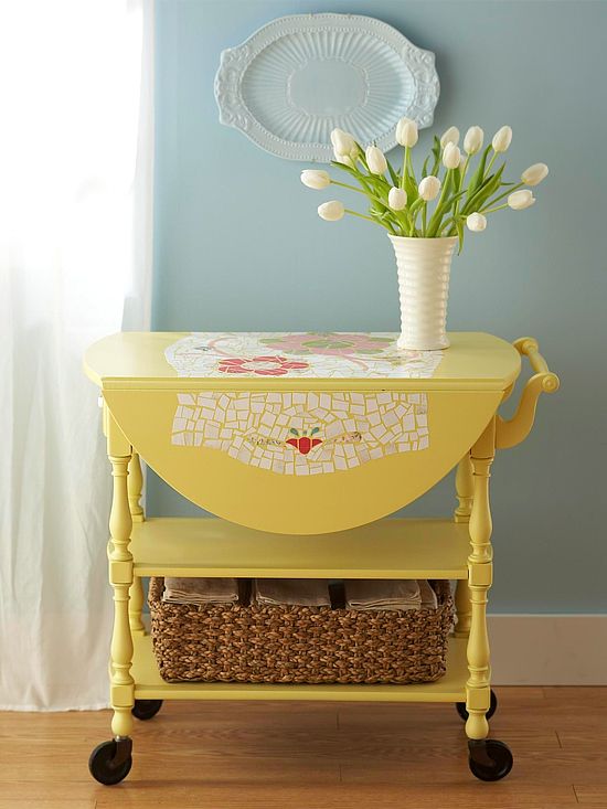 7 idee per un carrello da cucina in stile shabby chic, provenzale ... Carrello per la frutta