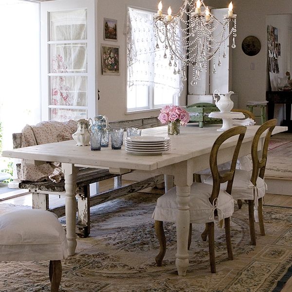 La sala da pranzo Shabby Chic secondo Rachel Ashwell - Arredamento ... La sala da pranzo Shabby Chic secondo Rachel Ashwell - Arredamento ...