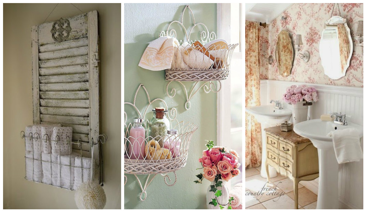 Idee tra vintage e riuso per il bagno in stile shabby chic ... Porta sapone shabby