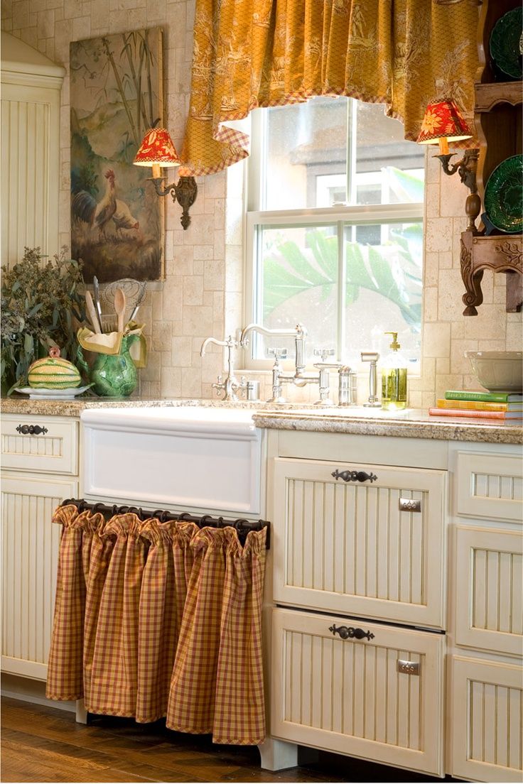 Dettagli arancioni nella cucina shabby chic, idee e consigli ...