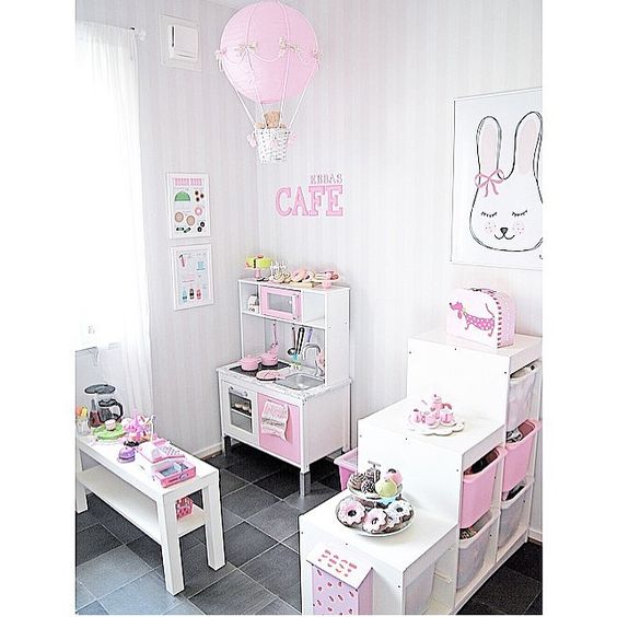 Cameretta di una bimba: 7 super consigli di tendenza nel 2018 shabby ... Colori cameretta bimba