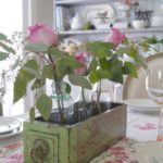 rose centrotavola cucina