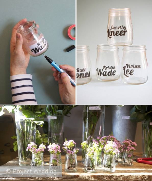 barattoli in stile shabby chic