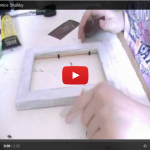 creare cornice shabby chic