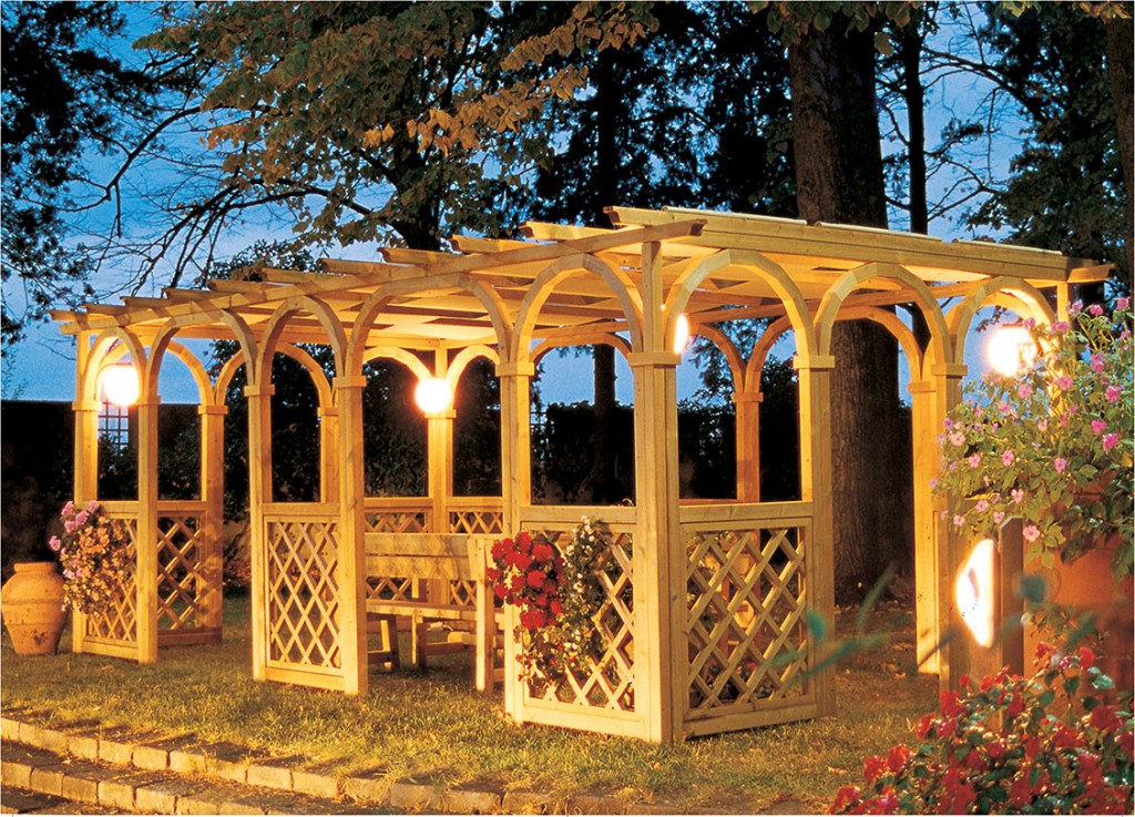 Pergole e gazebo nel giardino provenzale, alcuni consigli per non