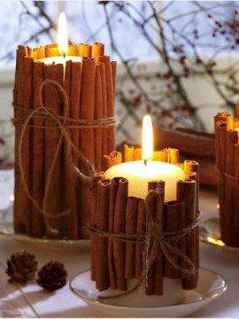 candele con cannella