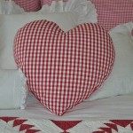 cuore stoffa vichy