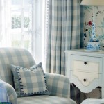 vichy bianco e blu