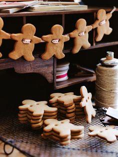 preparazione biscotti zenzero shabby chic