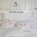 scritta stencil shabby chic