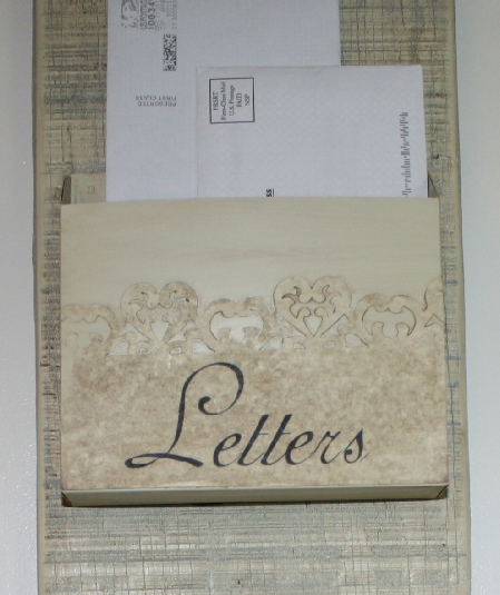 portalettere stile shabby chic