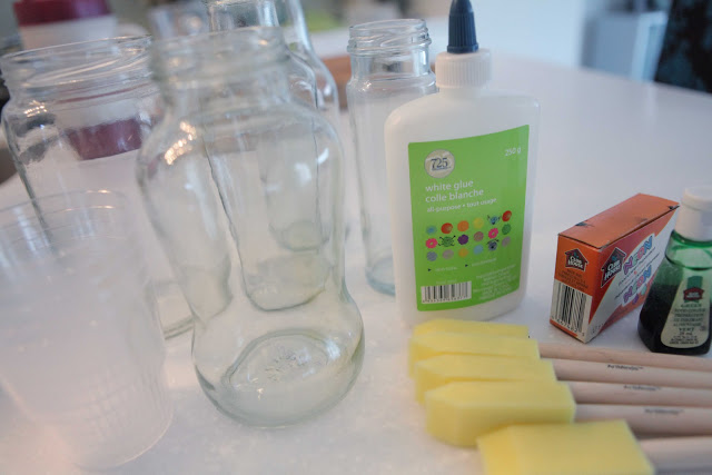 tinta per bottigliette stile shabby chic