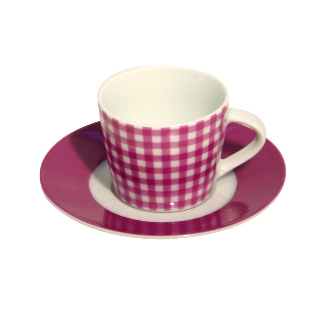 tazza bicolore stile country