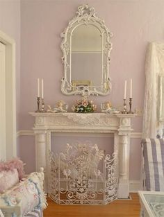 7 Idee Per La Zona Caminetto In Stile Shabby Chic Provenzale E Country Arredamento Provenzale