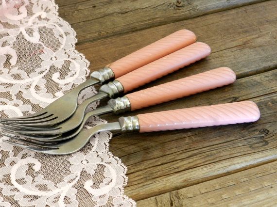 forchette-manico-rosa