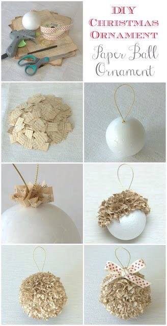 Palline Di Natale Fai Da Te.7 Tutorial In Voga Nel 2018 Per Creare Palline Di Natale Fai Da Te In Stile Shabby Chic Arredamento Provenzale