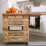 isola pallet grezzi cucina