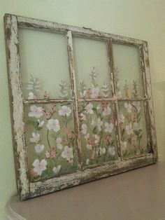 finestra quadro fiori
