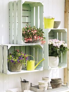 pallet porta fiori