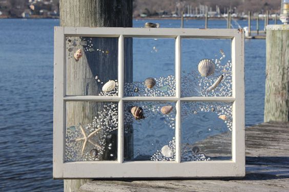 vecchia finestra conchiglievecchia finestra conchiglie