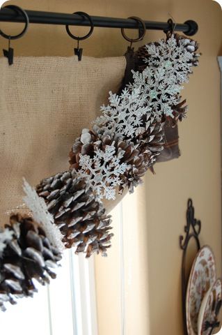 festone-pigne-fiocchi-neve