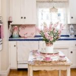 cucina rosa blu
