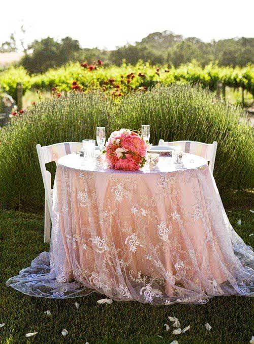 cena romantica outdoor