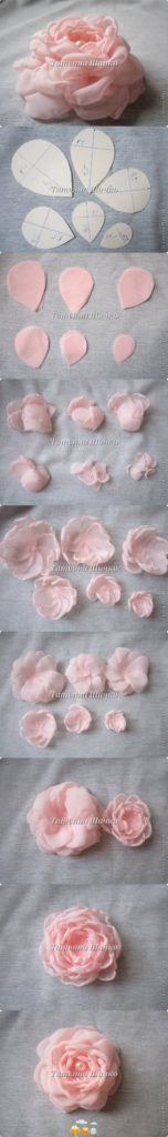 fiori rosa tutorial