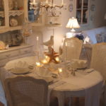 sala da pranzo luci soffuse