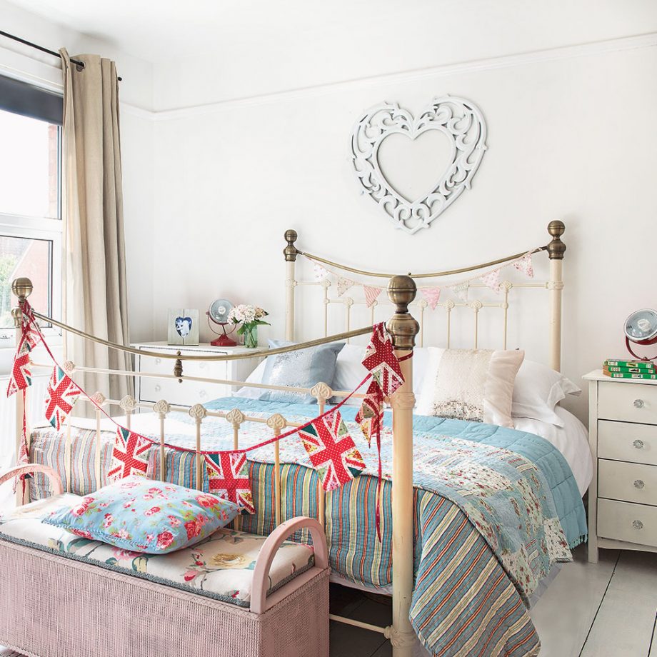 stanza shabby chic bandiere