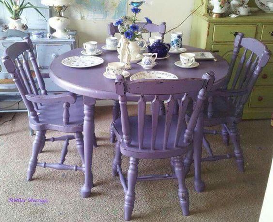 ultra violet shabby chic 5